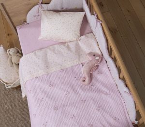 Βρεφικη Κουβερτα Πικε Κουνιασ Cute & Sweet 110X150 Nef-Nef Homeware - Lilac