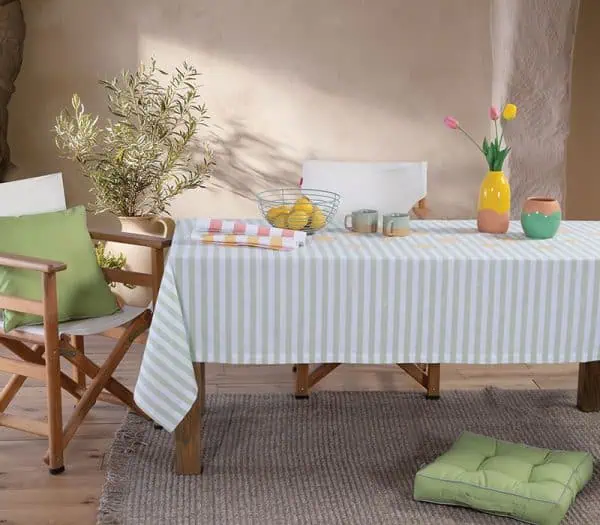 Αλεκιαστο Τραπεζομαντηλο Lemonade 140Χ180 Nef-Nef Homeware - Mint