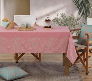 Τραπεζομαντηλο Floriva 140X240 Nef-Nef Homeware - Coral
