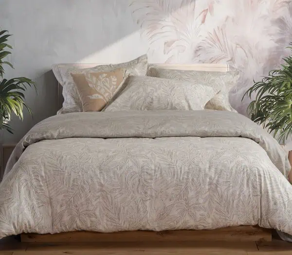 Σετ Παπλωματοθηκη Υπερδιπλη Tundra 240X230 Nef-Nef Homeware - Ecru/Grey