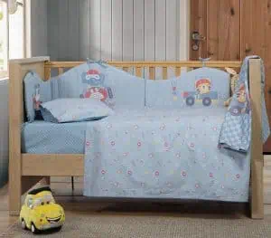 Βρεφικα Σετ Σεντονια Κουνιασ Super Boy  Nef-Nef Homeware - Blue