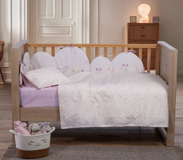 Βρεφικά Σεντόνια Κούνιας Σετ Nef-Nef Homeware Cute & Sweet Ecru 120x170 Nef-Nef Homeware Βρεφικα Σετ Σεντονια Κουνιασ Cute & Sweet Nef-Nef Homeware - Ecru
