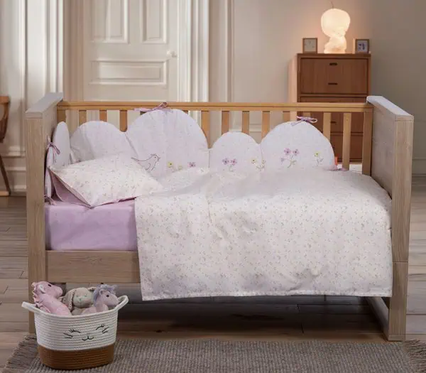 Βρεφικα Σετ Σεντονια Κουνιασ Cute & Sweet Nef-Nef Homeware - Ecru