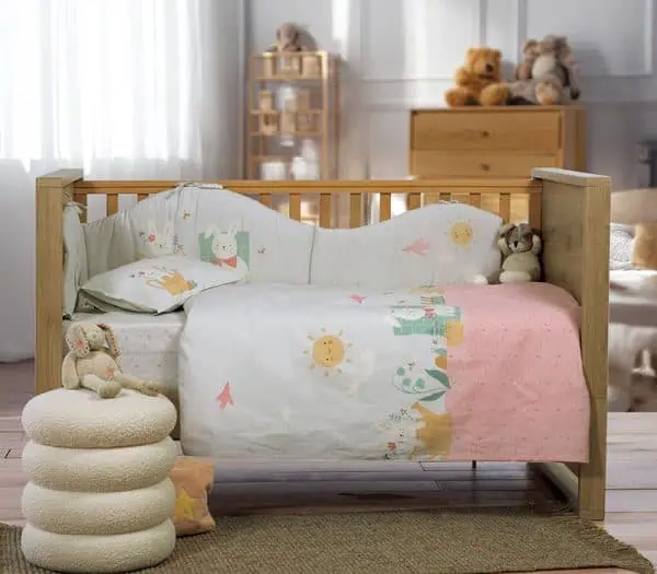 Βρεφικα Σετ Σεντονια Κουνιασ Pic Nic Together Nef-Nef Homeware - Aqua