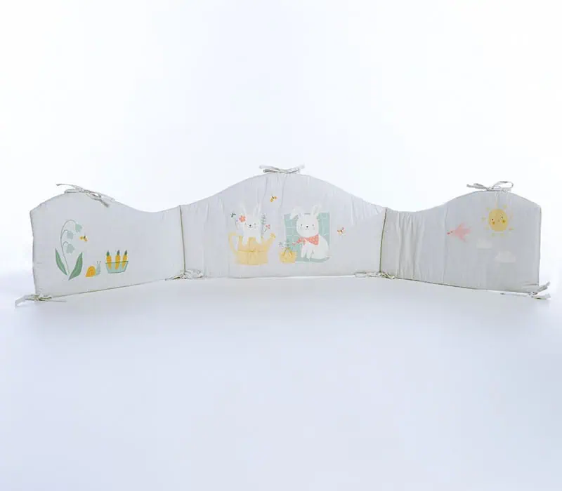 Βρεφική Πάντα Κούνιας Βαμβακερή Nef-Nef Homeware Pic Nic Together Aqua Nef-Nef Homeware Παντα Κουνιασ Pic Nic Together Nef-Nef Homeware - Aqua