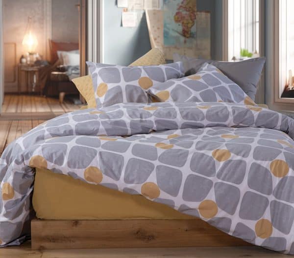 Σετ Σεντονια Διπλα Casual Coreo 200Χ270 Nef-Nef Homeware - Yellow