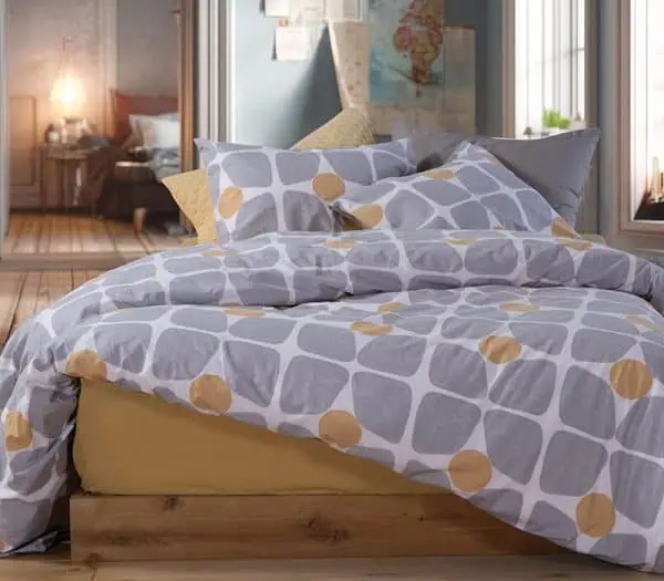 Σετ Σεντονια Διπλα Casual Coreo 200Χ270 Nef-Nef Homeware - Yellow