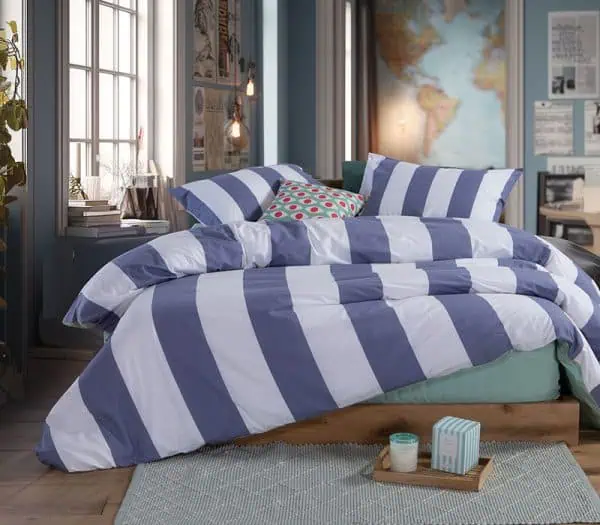 Σετ Σεντονια Μονα Casual Vertia 170X270 Nef-Nef Homeware - Denim