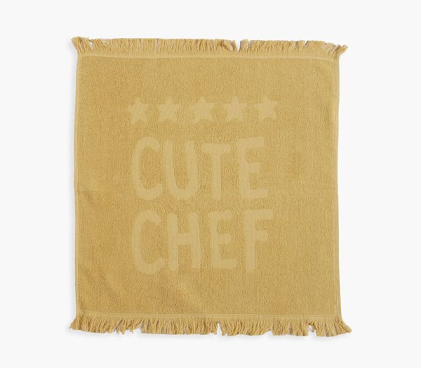 Ποτηρόπανο Φροτέ Nef-Nef Homeware Cute Chef Yellow 50x50 Nef-Nef Homeware Ποτηροπανο Cute Chef 50Χ50 Nef-Nef Homeware - Yellow