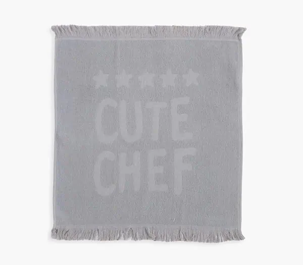 Ποτηροπανο Cute Chef 50Χ50 Nef-Nef Homeware - L.grey