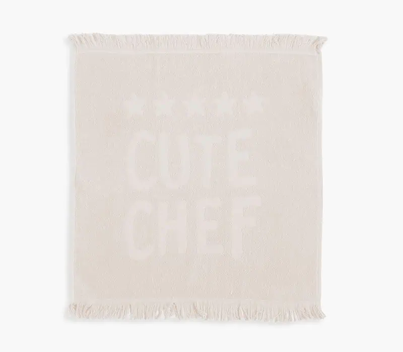 Ποτηρόπανο Φροτέ Nef-Nef Homeware Cute Chef Ecru 50x50 Nef-Nef Homeware Ποτηροπανο Cute Chef 50Χ50 Nef-Nef Homeware - Ecru