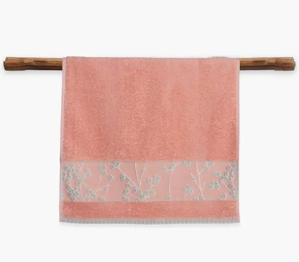 Πετσετα Προσωπου Floriva 50X90 Nef-Nef Homeware - Coral