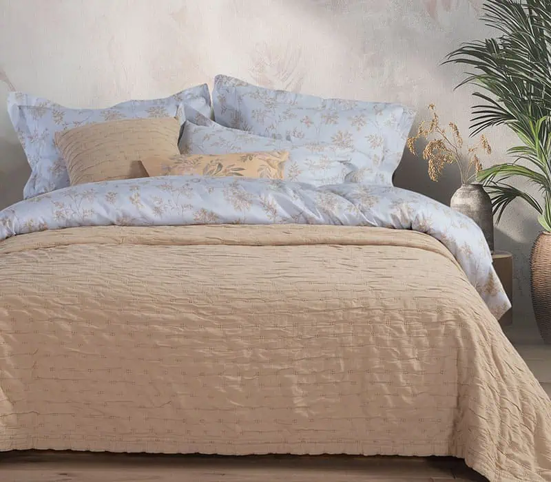 Κουβέρτα Υπέρδιπλη Βαμβακερή Ζακάρ Nef-Nef Homeware Premium Foxy Yellow 230×250 Nef-Nef Homeware Κουβερτα Υπερδιπλη Foxy 230X250 Nef-Nef Homeware - Yellow