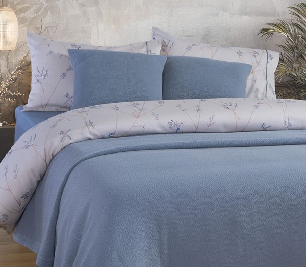 Κουβέρτα Υπέρδιπλη Βαμβακερή Nef-Nef Homeware Elements Sensor Blue 230×250 Nef-Nef Homeware Κουβερτα Υπερδιπλη Sensor 230X250 Nef-Nef Homeware - Blue