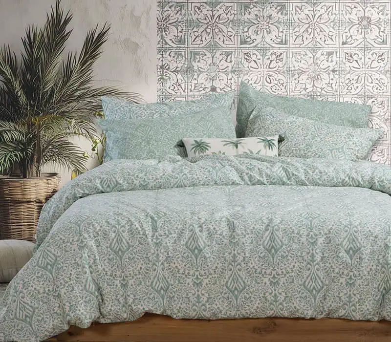 Σετ Σεντόνια Μονά Nef-Nef Homeware Jetrix Green 170x270 Nef-Nef Homeware Σετ Σεντονια Βαμβακερα Μονα Jetrix 170X270 Nef-Nef Homeware - Green