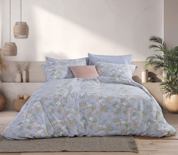 Σετ Σεντονια Βαμβακερα Διπλα Dreamel 200Χ270 Nef-Nef Homeware - L.blue