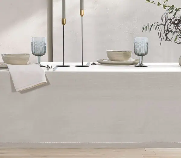 Τραπεζομαντηλο Ροτοντα Steady D.180Cm Nef-Nef Homeware - Ecru