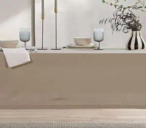 Τραπεζομαντηλο Ροτοντα Steady D.180Cm Nef-Nef Homeware - Beige