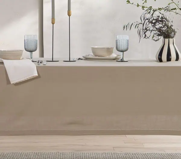 Τραπεζομαντηλο Ροτοντα Steady D.180Cm Nef-Nef Homeware - Beige