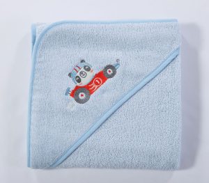 Βρεφικη Καπα Super Boy 75X75 Nef-Nef Homeware - L.blue