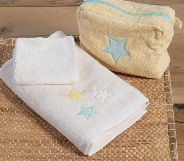 Βρεφικεσ Πετσετεσ Σετ 2Tmx Happy Nef-Nef Homeware - Ecru