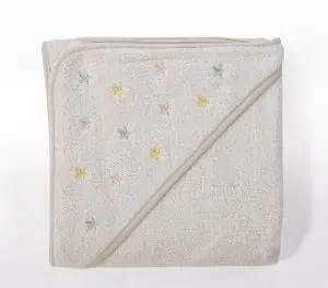 Βρεφικη Καπα Happy 75X75 Nef-Nef Homeware - Ecru
