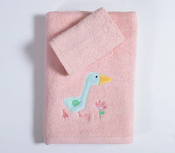 Βρεφικεσ Πετσετεσ Σετ 2Tmx Spring Happiness Nef-Nef Homeware - Pink