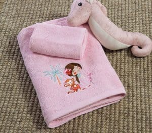 Παιδικεσ Πετσετεσ Σετ 2Tmx Welcome To India Nef-Nef Homeware - Pink