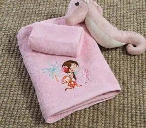 Παιδικεσ Πετσετεσ Σετ 2Tmx Welcome To India Nef-Nef Homeware - Pink