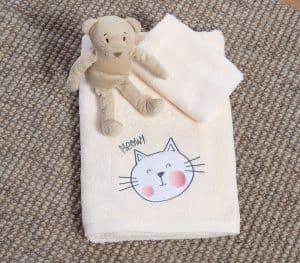 Παιδικεσ Πετσετεσ Σετ 2Tmx Cat Life Nef-Nef Homeware - Ecru