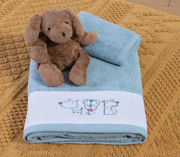 Παιδικεσ Πετσετεσ Σετ 2Tmx Dog Life Nef-Nef Homeware - Blue