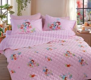 Παιδικο Κουβερλι Μονο Welcome To India 180X240 Nef-Nef Homeware - Pink