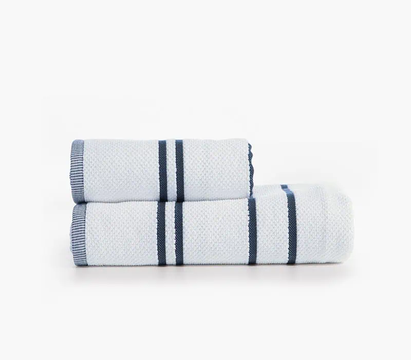 Σετ Πετσέτες Μπάνιου 2τμχ 550gr/m2 Nef-Nef Homeware Sea Coast White Nef-Nef Homeware Σετ Πετσετεσ 2Tmx Sea Coast Nef-Nef Homeware - White