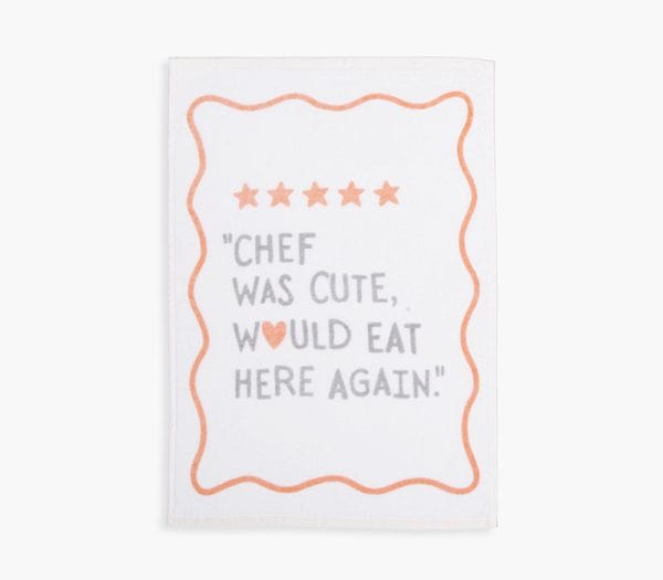 Ποτηροπανο Βελουτε Chef Was Cute 40Χ60 Nef-Nef Homeware - Ecru