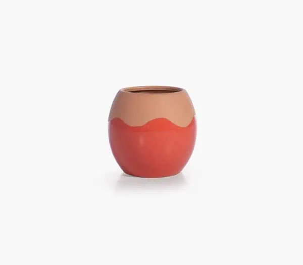 Διακοσμητικο Κεραμικο Βαζο Domain 14X14X13 Nef-Nef Homeware - Coral