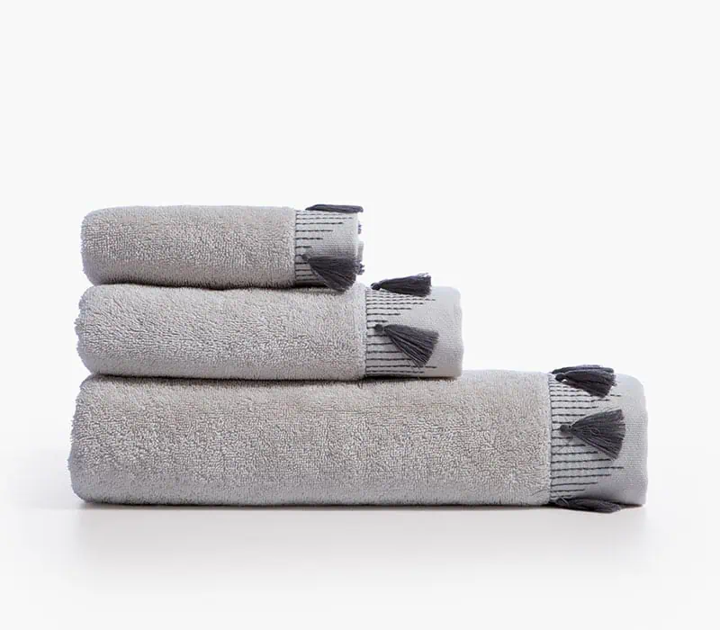 Σετ Πετσέτες Μπάνιου 3τμχ 500gr/m2 Nef-Nef Homeware Serenity Momentum Grey Nef-Nef Homeware Σετ Πετσετεσ 3 Τμχ Momentum Nef-Nef Homeware - Grey