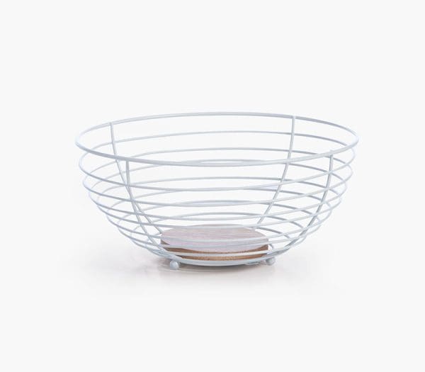Καλαθι Φρουτων Side Nef-Nef Homeware - White