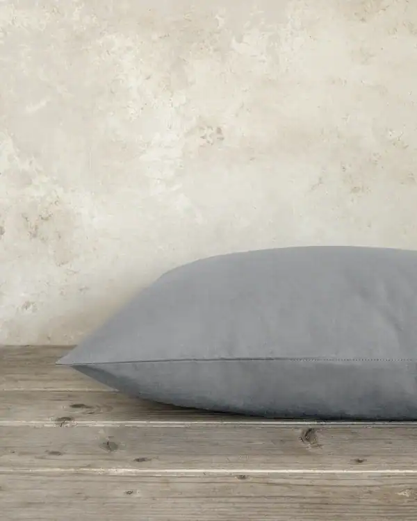 Σετ Μαξιλαροθήκες Ύπνου 2τμχ Nima Home Unicolors Medium Gray 52×72 Nima Home Μαξιλαροθήκες Unicolors - Medium Gray - Μαξιλαροθήκες (2 X 52X72)