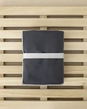 Πετσέτα Θαλάσσης 90X160 - Riva Dark Gray - Πετσέτα 90X160