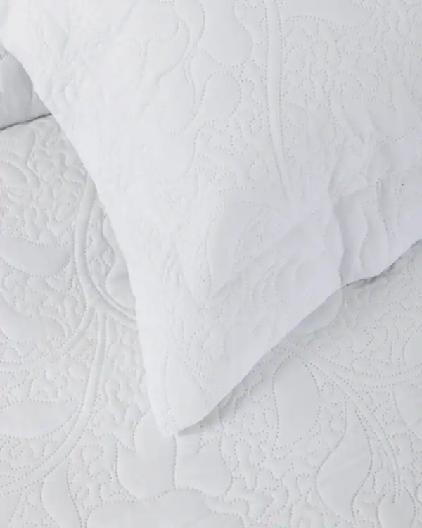 Σετ Κουβερλί King Size Nima Home Heather White 240x260 Nima Home Σετ Κουβερλί 240X260 - Heather White - Γίγας (1 X 240X260 + 2 Μαξιλαροθήκες Oxford 52X72+8)