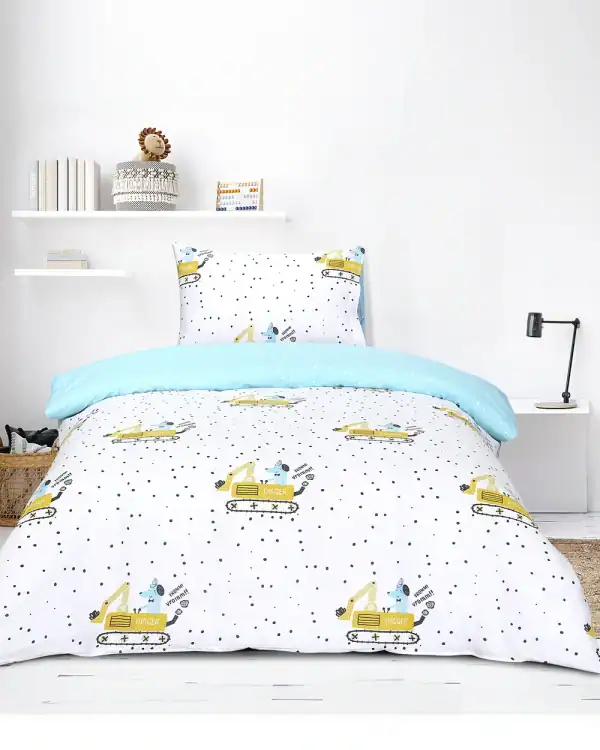 Σετ Σεντόνια Μονά - Diggy - Μονά (2 X 160X260 + 1 Μαξιλαροθήκη 52X72)