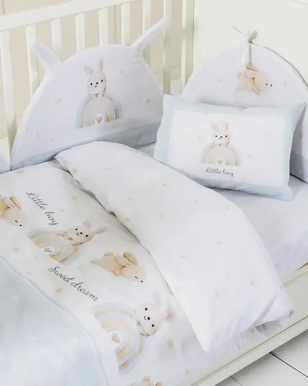 Βρεφική Πάντα Κούνιας Βαμβακερή Nima Home Petit Bebe 40x200 Nima Home Πάντα - Petit Bebe - Πάντα 40X200