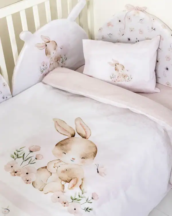 Βρεφικά Σεντόνια Κούνιας Σετ Nima Home Sweet Baby 120x170 Nima Home Σετ Σεντόνια Κούνιας - Sweet Baby - Κούνιας (2 X 120X170 + 1 Μαξιλαροθήκη 30X40)