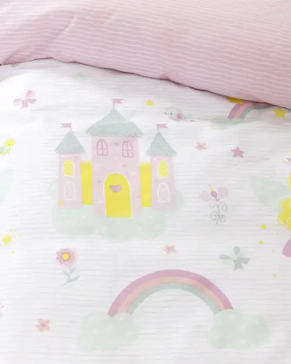 Παιδικά Σετ Σεντόνια Μονά με Λάστιχο Nima Home Fairy Lelly 100x200+30 Nima Home Σετ Σεντόνια Μονά Με Λάστιχο - Fairy Lelly - Μονά Με Λάστιχο (1 X 100X200+30 + 1 X 170X255 + 1 Μαξιλαροθήκη 52X72)