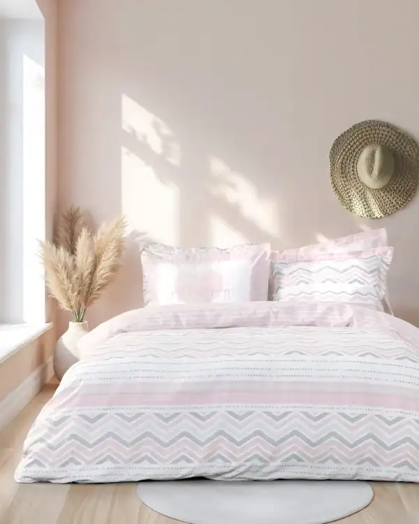 Σετ Σεντόνια Μονά - Hamptons - Μονά (2 X 170X260 + 1 Μαξιλαροθήκη Oxford 4 Πλευρών 52X72+5)