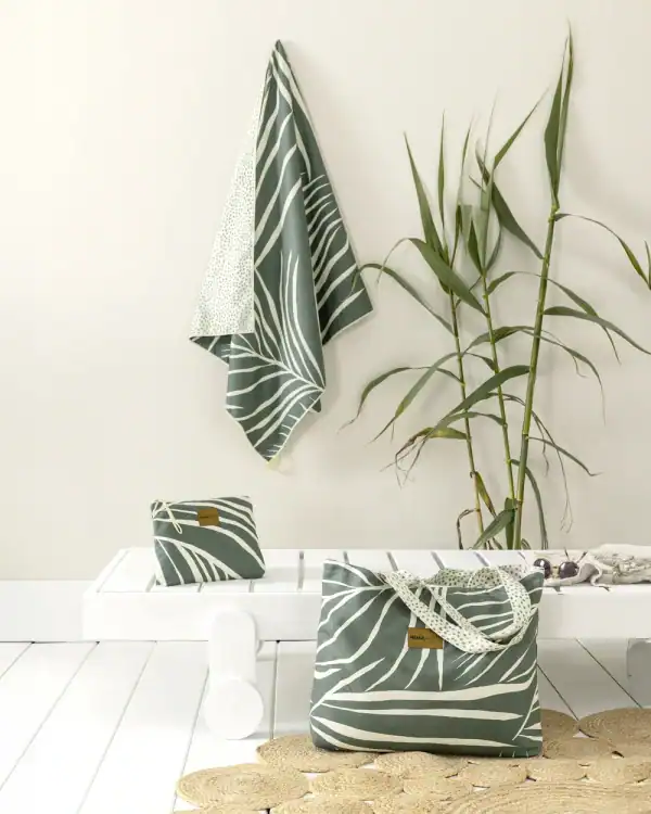 Πετσέτα Θαλάσσης Microfiber Nima Home Botanical 80x160 Nima Home Πετσέτα Θαλάσσης 80X160 - Botanical - Πετσέτα 80X160