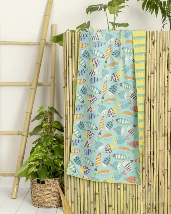 Πετσέτα Θαλάσσης 70X140 - Fishie Pishie - Πετσέτα 70X140