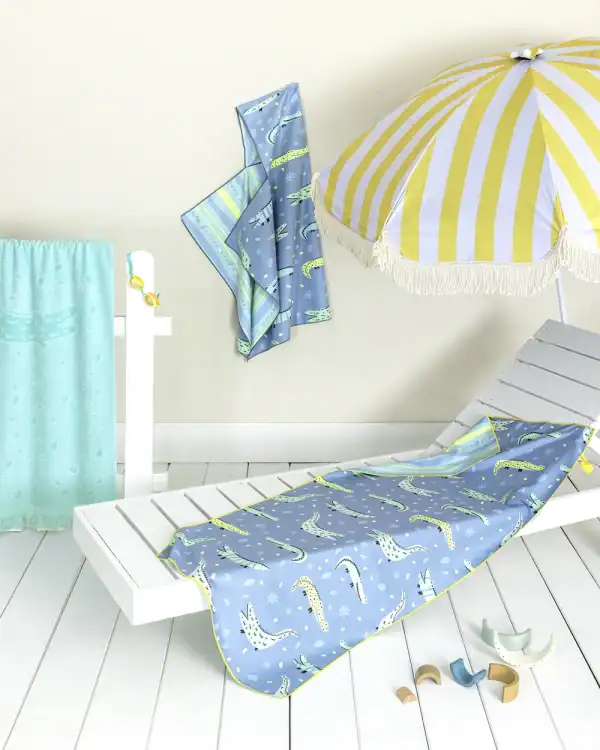 Παιδική Πετσέτα Θαλάσσης Microfiber Nima Home Rokko 70x140 Nima Home Πετσέτα Θαλάσσης 70X140 - Rokko - Πετσέτα 70X140
