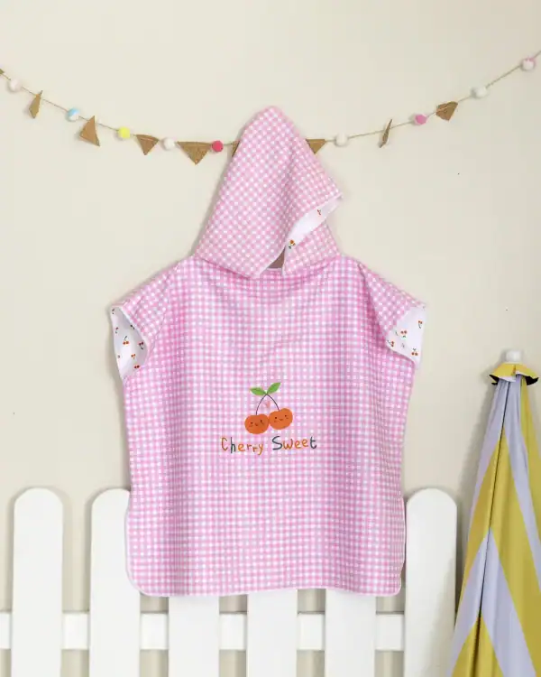 Πόντσο No 3/5 - Cherry Sweet - Ηλικία 3 Έως 5