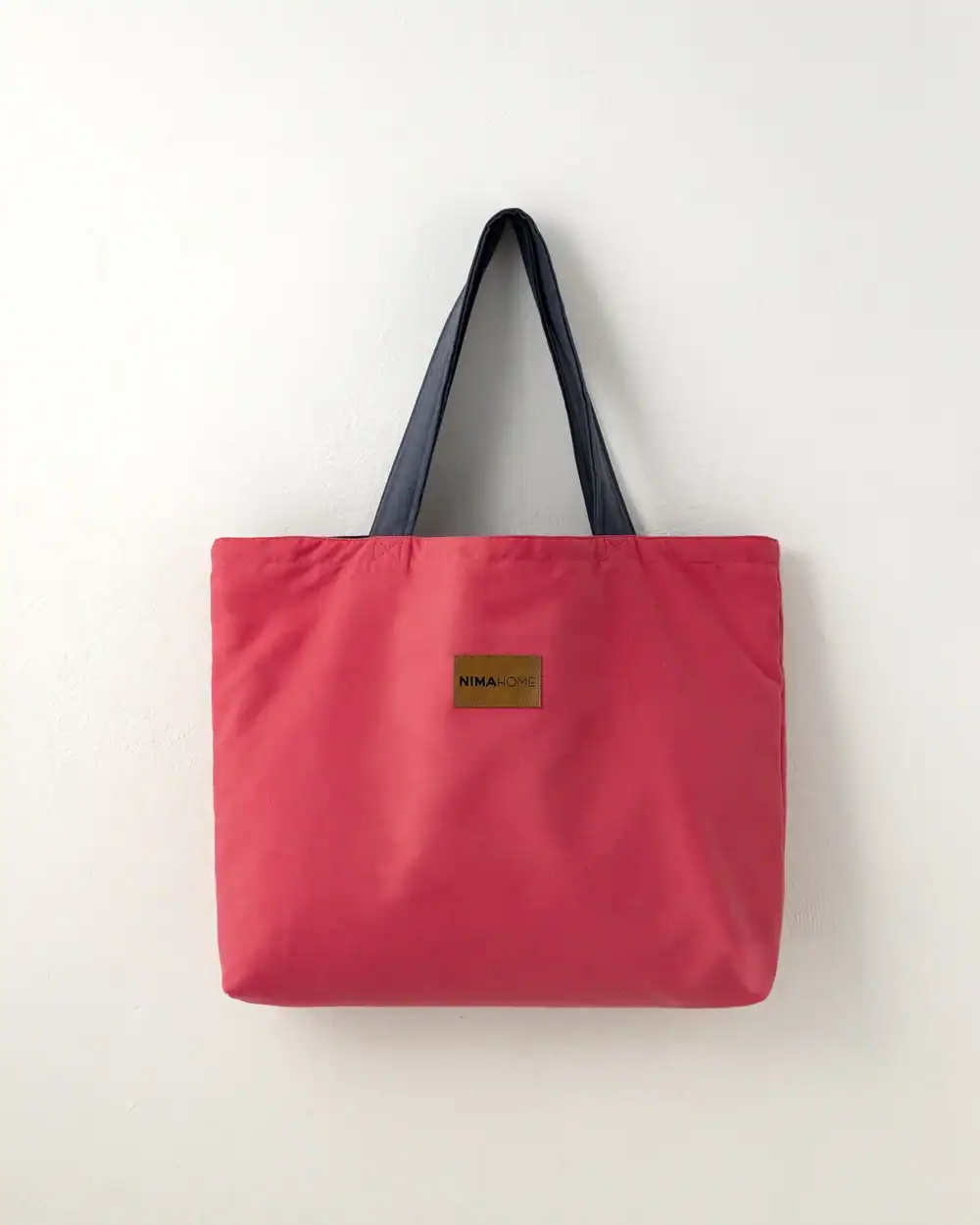 Τσάντα Θαλάσσης Microfiber Nima Home Riva Vivid Pink/Dark Gray 37x54 Nima Home Τσάντα Θαλάσσης 37X54 - Riva Vivid Pink / Dark Gray - Τσάντα 37X54